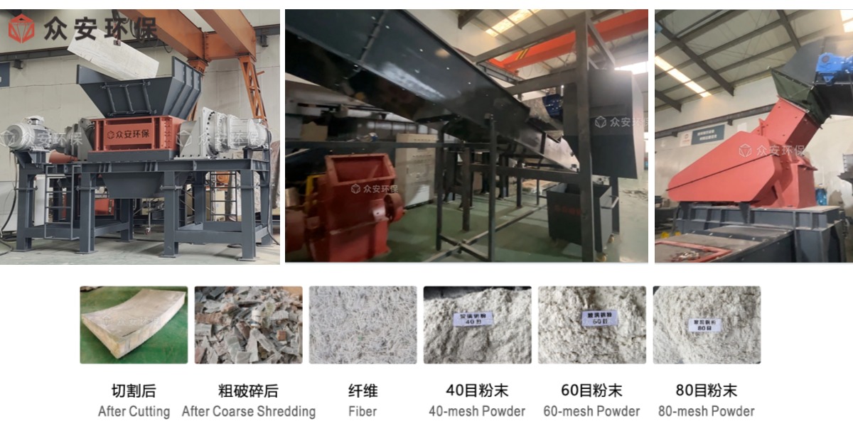 廢棄風電葉片處理設備 煥發(fā)托盤新生命